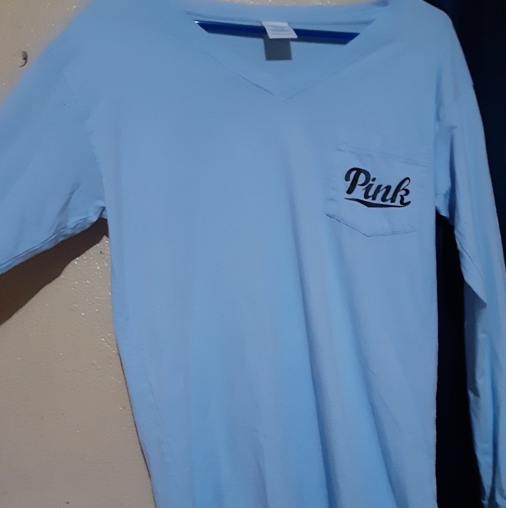 🔥PINK VICTORIA'S SECRET LONG SLEEVE SHIRT  X SMAL